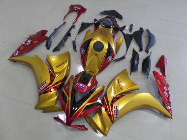 Gold und Dunkel rot CBR 1000 RR 12-16 Verkleidungen