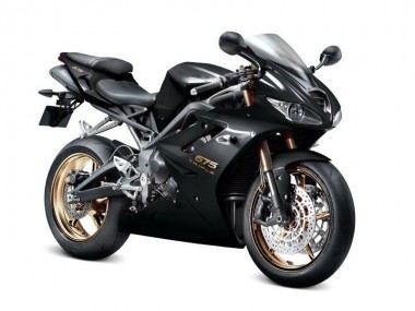 Schwarz Daytona 675 Triple 06-08 Verkleidungen